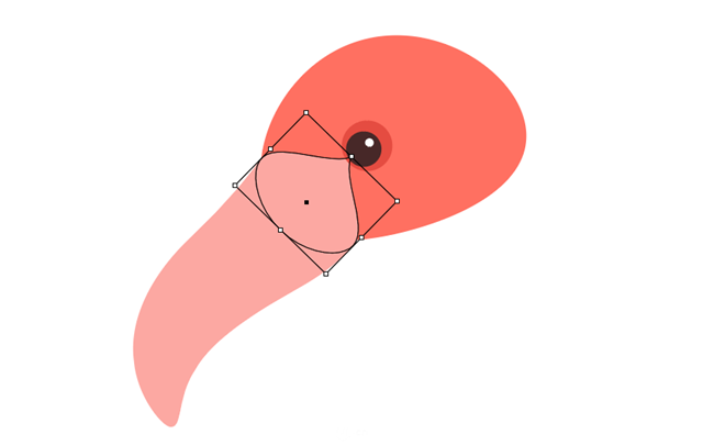 AI插画教程：火烈鸟的制作解析