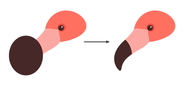 AI插画教程：火烈鸟的制作解析