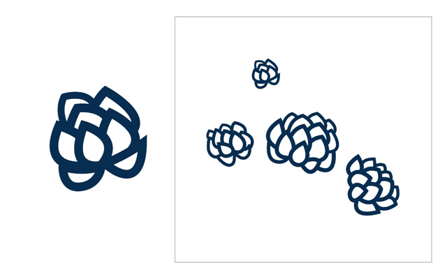 矢量线条插画教程：AI彩绘多肉