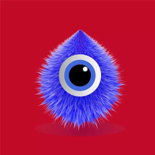 AI图文教程:制作萌萌哒立体小怪兽