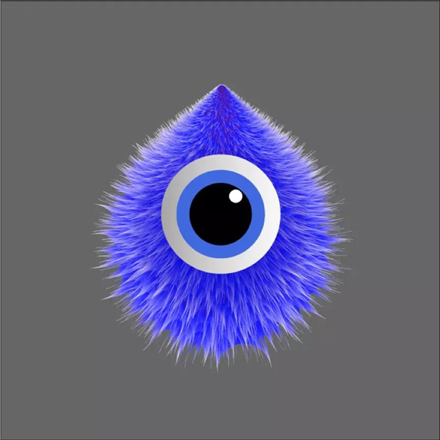 AI图文教程:制作萌萌哒立体小怪兽