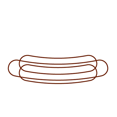 AI绘制卡通风格啤酒和热狗图标教程