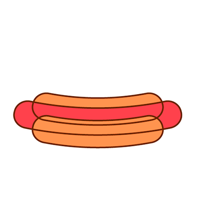 AI绘制卡通风格啤酒和热狗图标教程