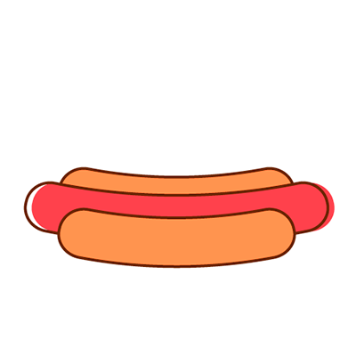 AI绘制卡通风格啤酒和热狗图标教程