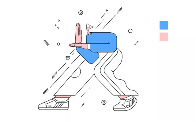 AI绘制扁平夸张风格人物插画教程