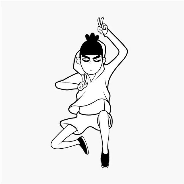 贱贱的刺客矢量插画绘制教程