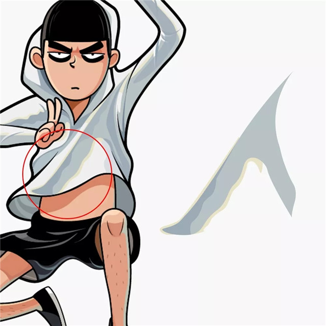 贱贱的刺客矢量插画绘制教程