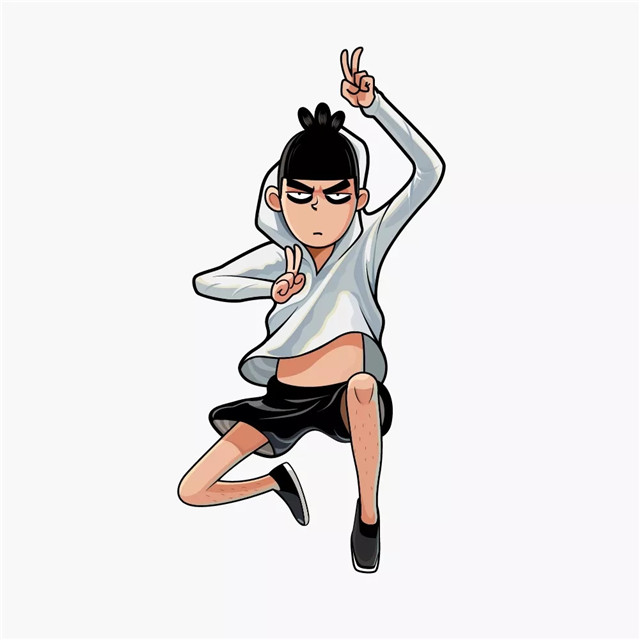 贱贱的刺客矢量插画绘制教程