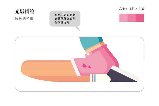 多层次光影扁平风sexy girl插画图文教程