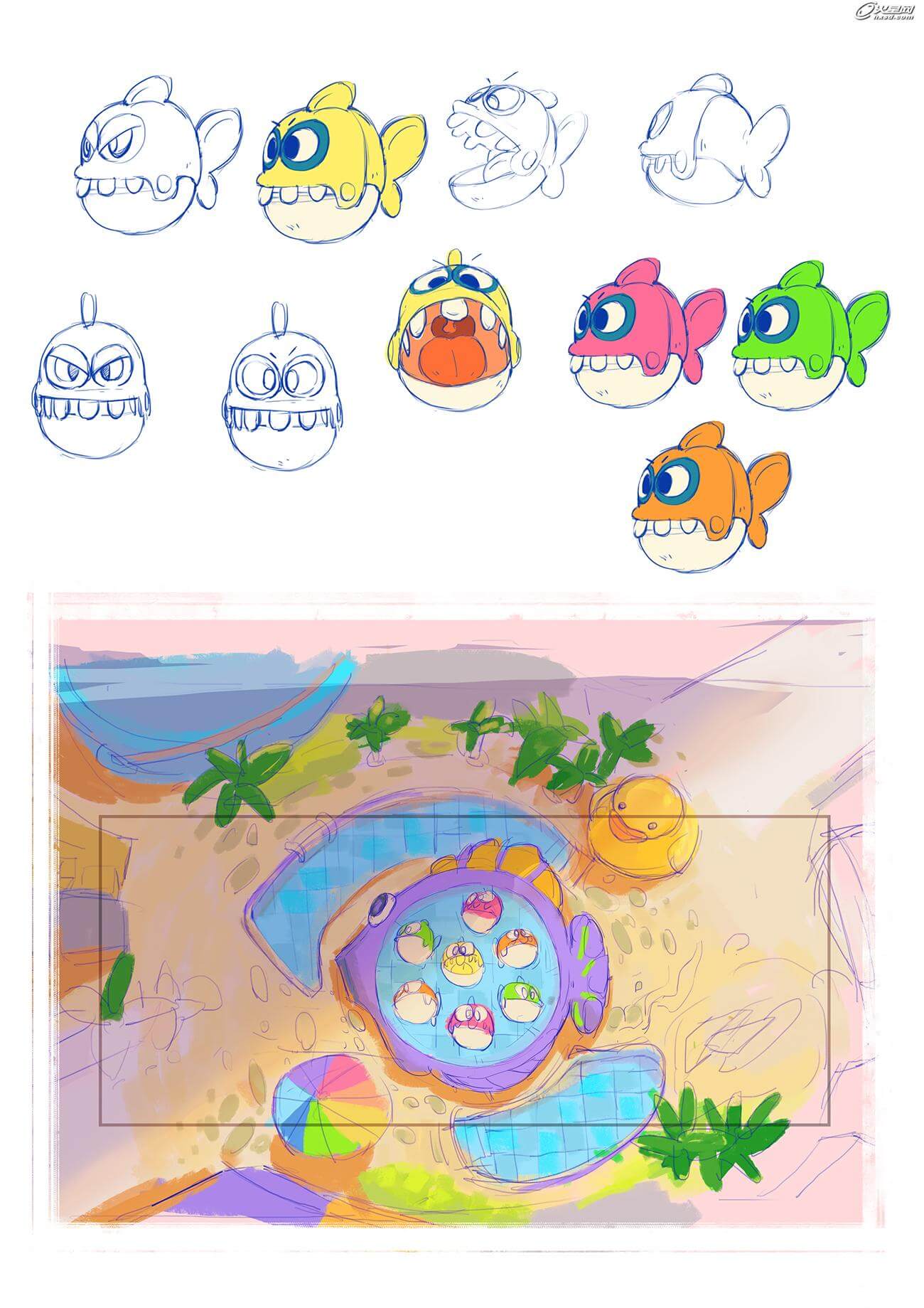 图片[8]-2017毕设动画短片 《小渡的怪兽书包》制作解析-伊丞小站（YLIMHS.COM）