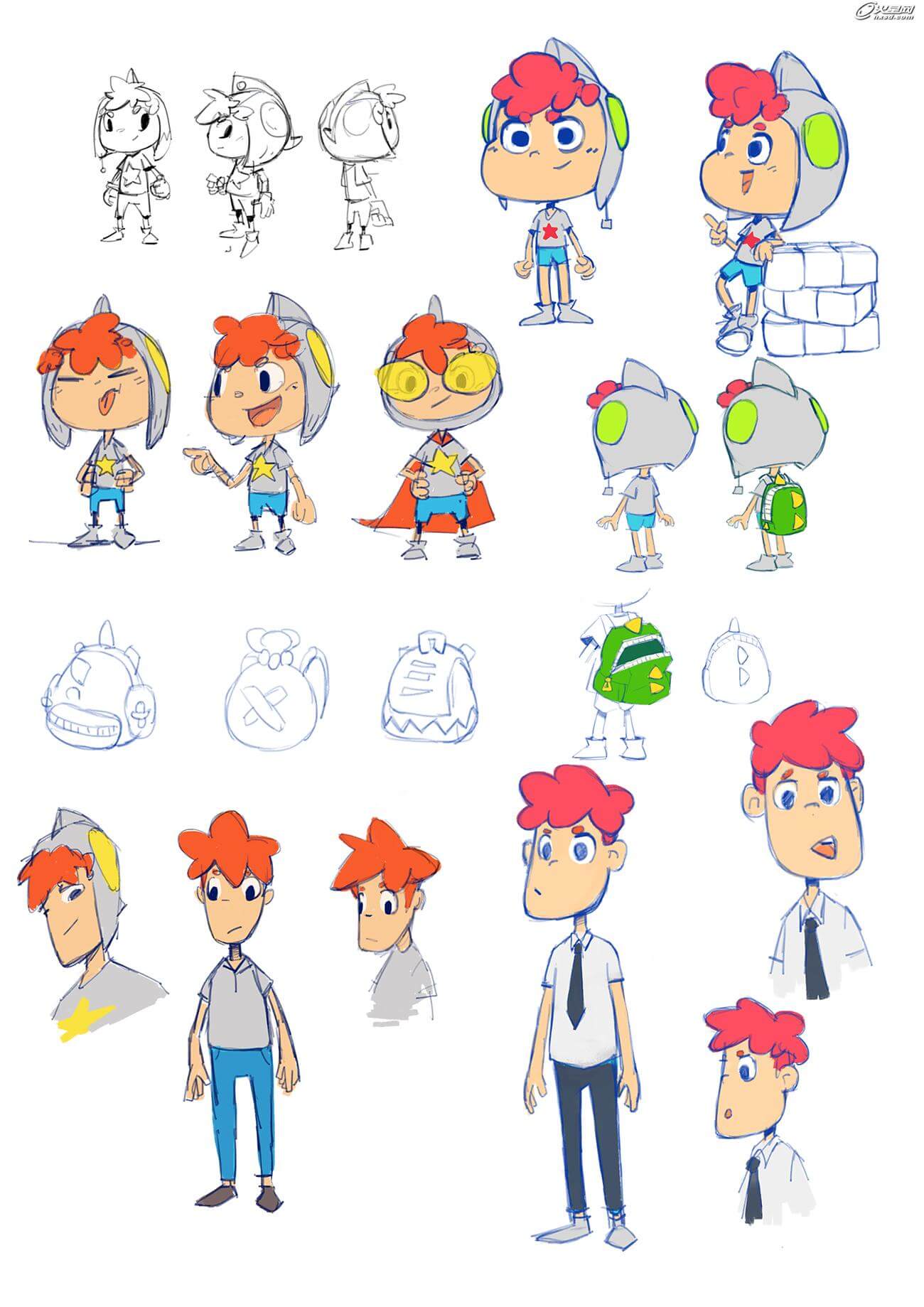 图片[4]-2017毕设动画短片 《小渡的怪兽书包》制作解析-伊丞小站（YLIMHS.COM）