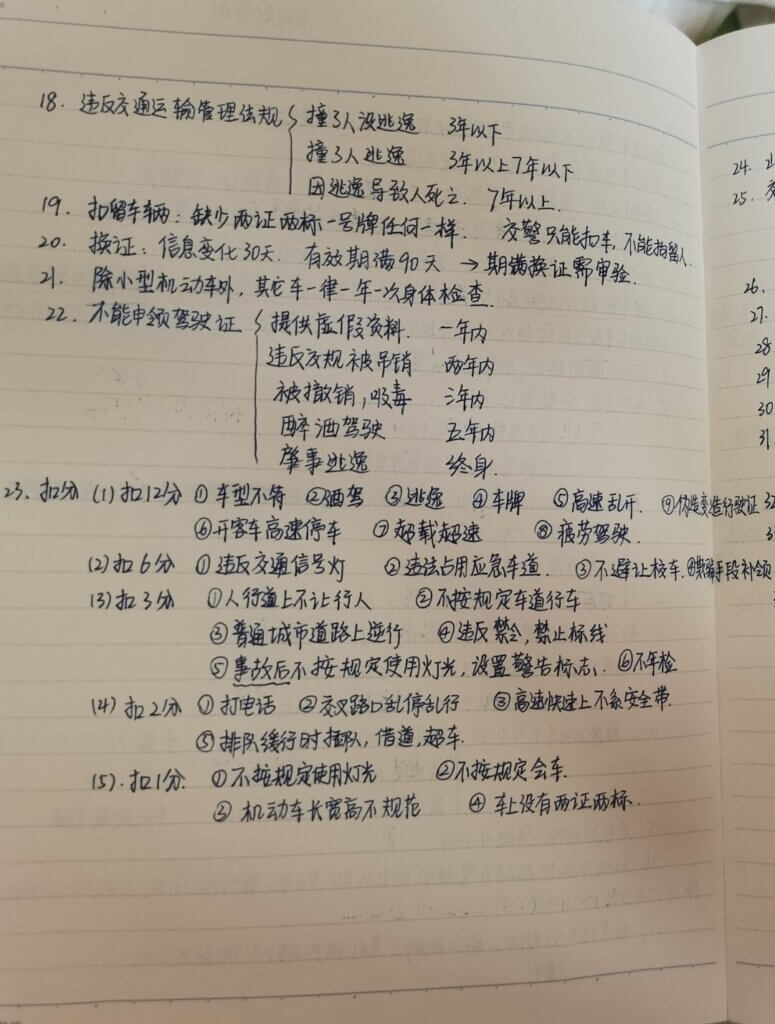 图片[2]-机动车驾驶证科目一知识点总结图片版-伊丞小站（YLIMHS.COM）