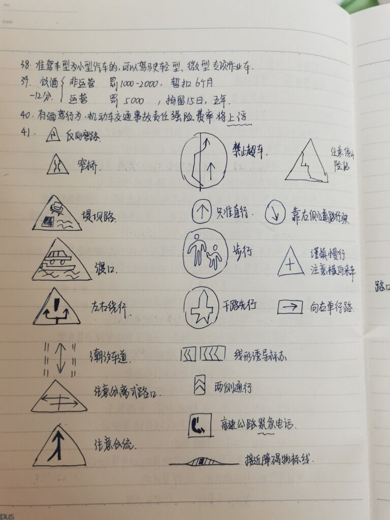 图片[4]-机动车驾驶证科目一知识点总结图片版-伊丞小站（YLIMHS.COM）