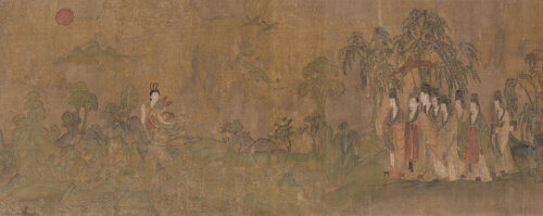 洛神赋图 顾恺之 宋摹-伊丞小站（YLIMHS.COM）